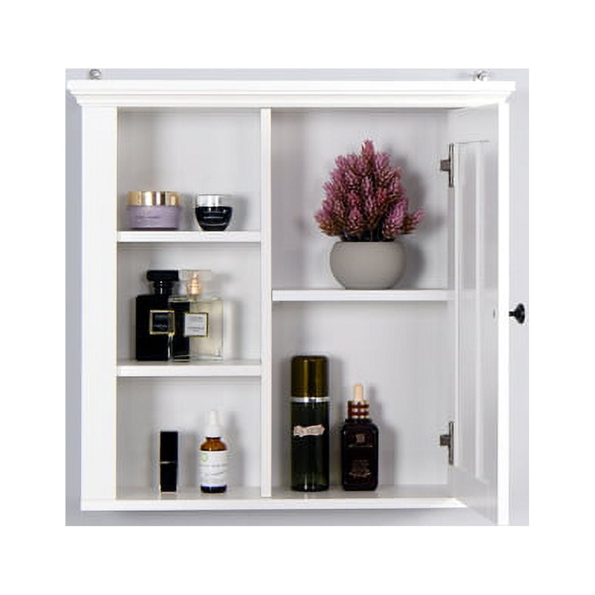 Bathroom Wooden Wall Cabinet with a Door - Walmart.com