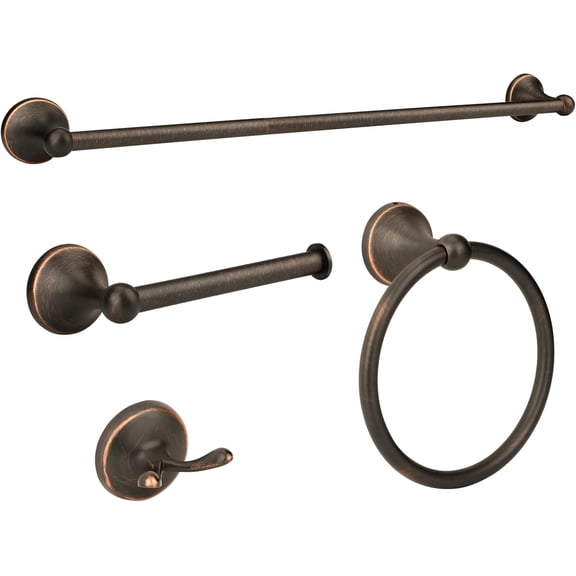 Bathroom accessory set, towel bar, towel rack set,