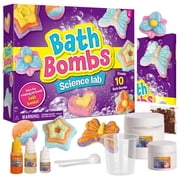Piano Potato Bath Bomb Making Kit for Kids - STEM Science Lab with 4 Nature-Themed Molds, Natural Dried Rose Petals & Essential Oils, Makes 10 Fizzy Spa Bombs - Creative Gift for Girls & Boys Ages 8-