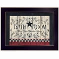 thumbnail image 1 of TrendyDecor4U Bathroom By Linda Spivey Ready To Hang Framed Print LS1617A-712, 1 of 3