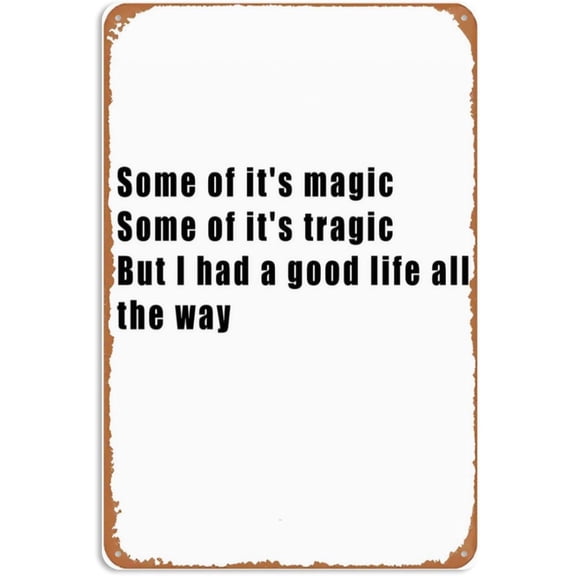 Bathroom humor quote Funny phrase wall art decor Some of It S Magic Some 8x12 inch metal sign indoor wall decor accent for bar wall decor made to add character to indoor wall decoration for indoor