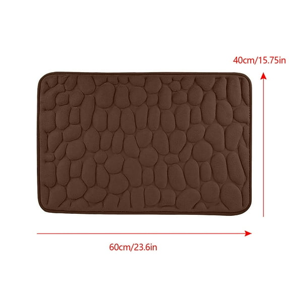 Bathroom rug sets Cotton Bathroom Floor Mat Bathroom Water Absorbent Non Slip Mat Living Room Bedroom Kitchen Entrance Carpet