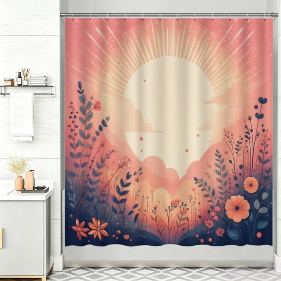 Bathroom shower curtain boho tub shower curtain 72 x 72 shower curtain shower curtain polyester women bathroom decor