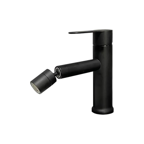 Bathroom sink faucet, single hole modern single handle vanity basin faucet