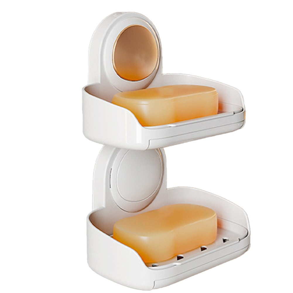 Bathroom soap rack wall-mounted punch-free storage rack bathroom soap ...