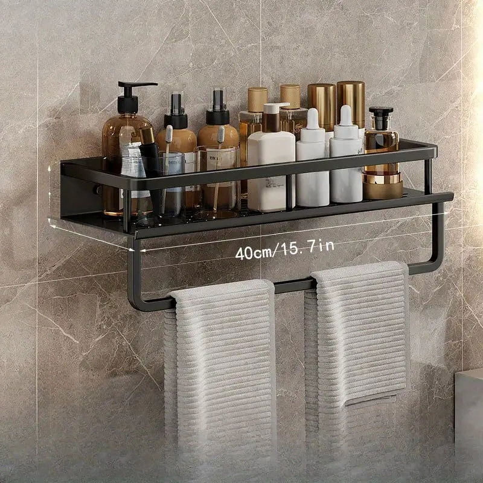 Bathroom storage rack aluminum wall mounted bathroom shelf sink ...