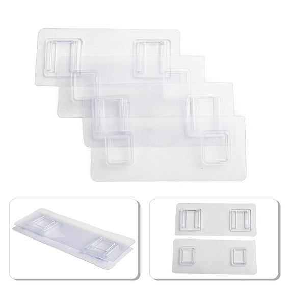 Bathroom wall sticker adhesive replacement no drilling required strong clear