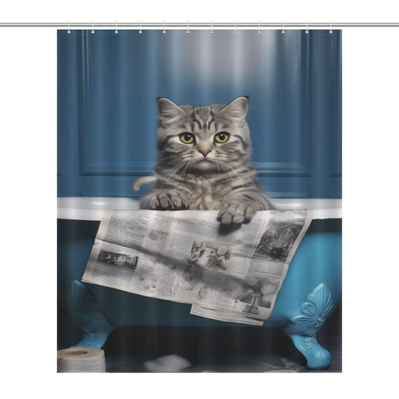 Bathtub Animal Shower Curtain Waterproof Abstract Bath Curtain Home Bathroom Decor Curtain With Hook