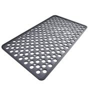 Bathtub Anti-Slip Mat, Non Skid Rubber Shower Floor Mat with Round Drain Holes, Bathroom Safety Mat for Elderly And, Grey Wet Floor Bath Mat for Shower Areas, 1 Pack