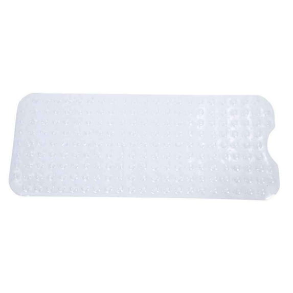 Bathtub Antiskid Mat Bathroom Non-slip Pat Transparent Large Decoration White Plastic Anti-bacterial Cushion