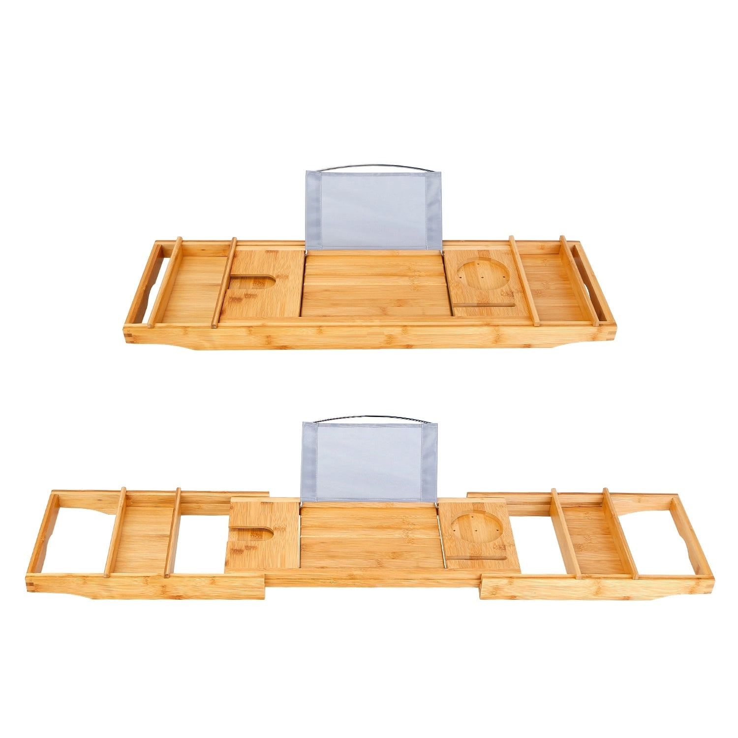 Bathtub Caddy Tray with Extendable Reading Rack