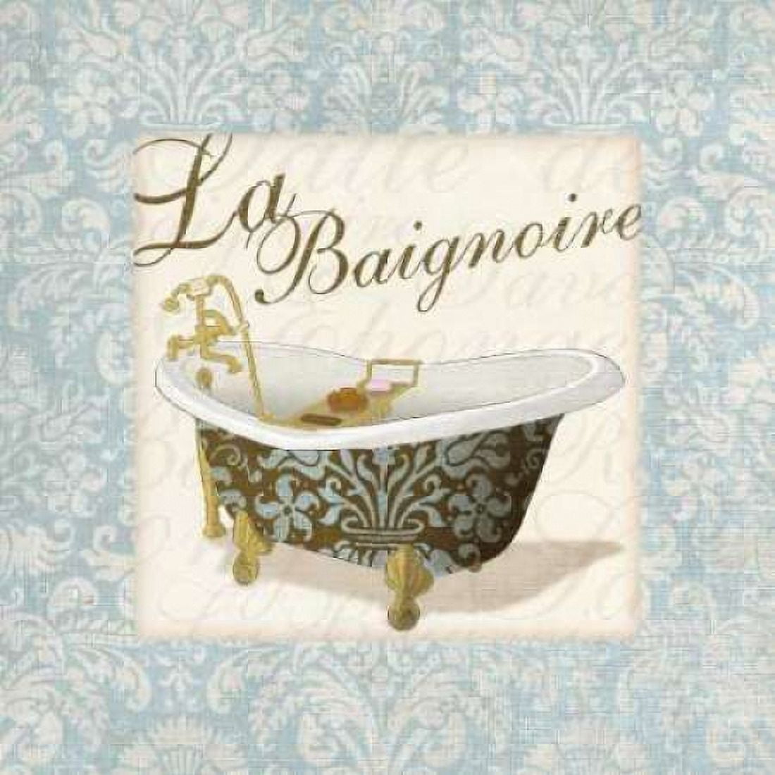 Bathtub Canvas Art - N Harbick (24 x 24)