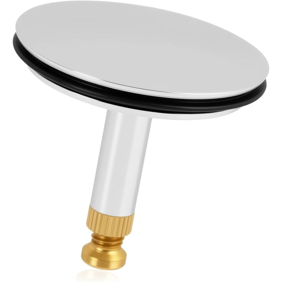 Bathtub Chock Plug, Pop Up Bath Plug, Adjustable Pop Up Basin Sink Replacement Drain Plug Stopper, Adjustable Pop Up Bathtub Basin Sink Drain Plug Stopper 44mm 1.73 Inch Universal Replacement Plug