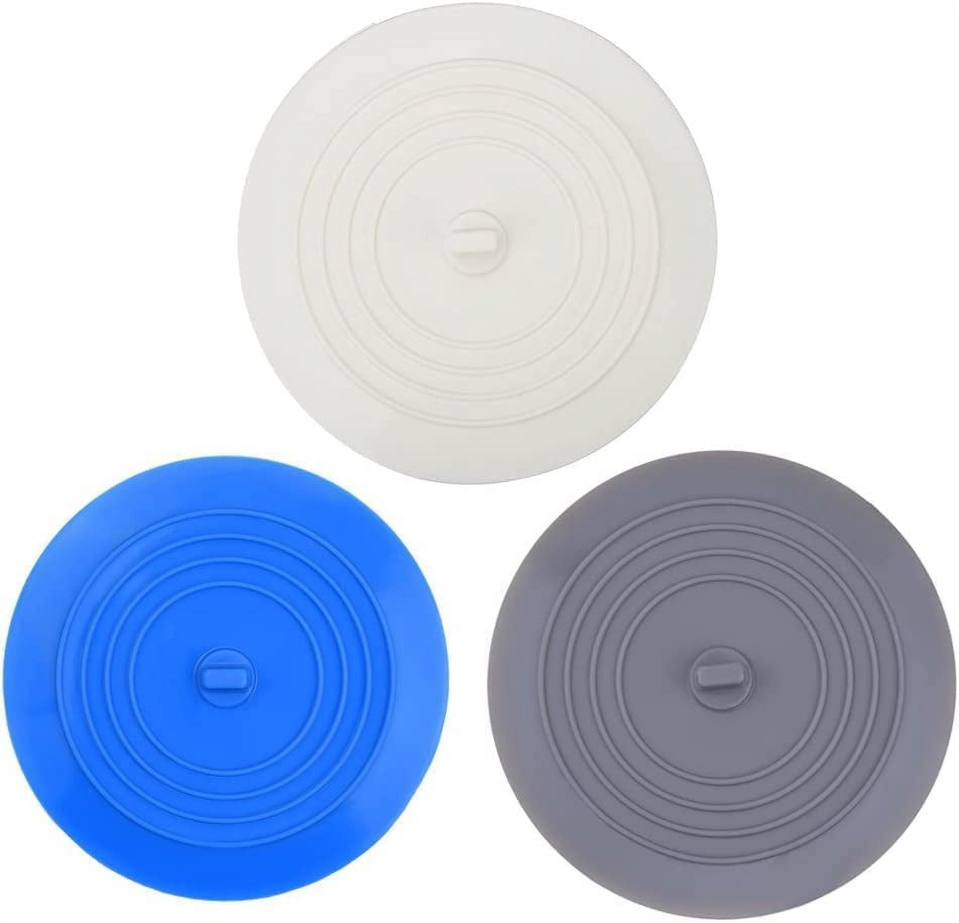 Bathtub Drain Cover 3 Pack, Silicone Tub Stopper Bathtub Drain, Bath