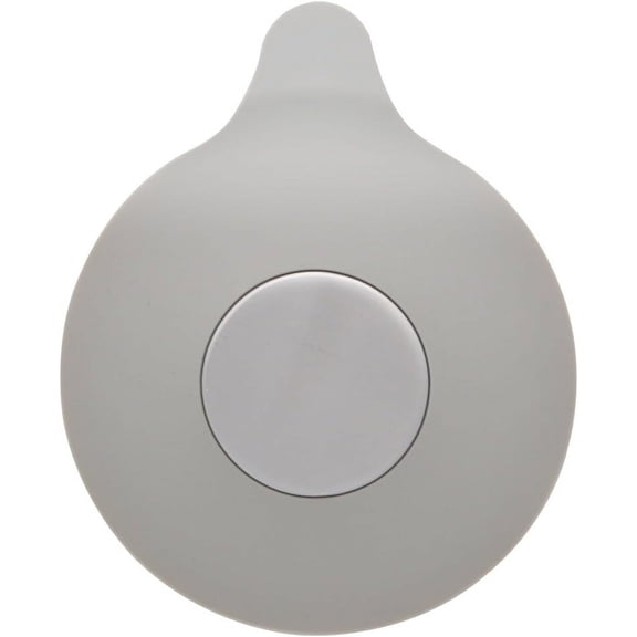 Drain Stopper with Built-In Suction Cup, Easy to Install Silicone Bathtub Accessory for Universal Size, Flexible Material Ensures Secure, Water-Resistant Sealing, Grey