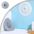 thumbnail image 1 of Bathtub Drain Hair Catcher, Silicone Collapsible Drain Protector for Pop-Up and Regular Drains of Shower, Tub, Bathroom, Sink, Snow, 1 of 9