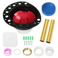 thumbnail image 1 of Bathtub Drain Kit, Freestanding Tub Drain Rough-in Kit with Brass Tailpiece and ABS Adapter, Compatible with Floor Mounted, Freestanding and Island Bathtubs, with a Free Silicone Anti-Odor Drain Mat, 1 of 8