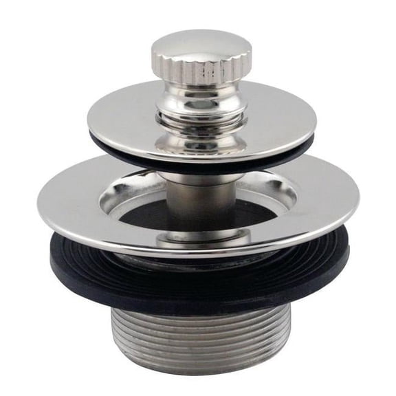 Bathtub Drain Plug, Polished Chrome