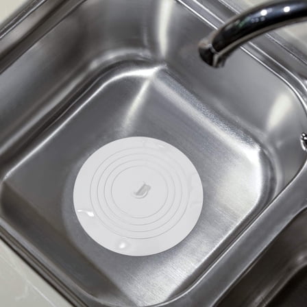 Bathtub Drain Stopper, 6" Silicone Kitchen Bathroom Hair Water Shower Stopper, Bathtub Drain Plug, Universal Flat Suction Shower Kitchen Cover, Bathroom Laundry Accessories, 1 Pcs