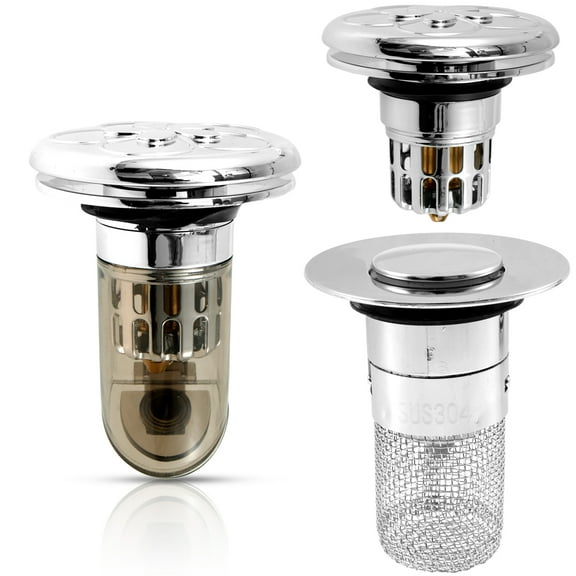 Bathtub Drain Stopper Easy to Install Tub Stopper Compatible Pop Up Tub Stopper Sturdy Tub Stopper Bathtub Drain Versatile Pop Up Bathtub Drain Plug for Bathroom