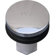 Larsen Bathtub Drain Stopper Tip-Toe Style - 5/16 Inch Thread Chrome Plated Silver