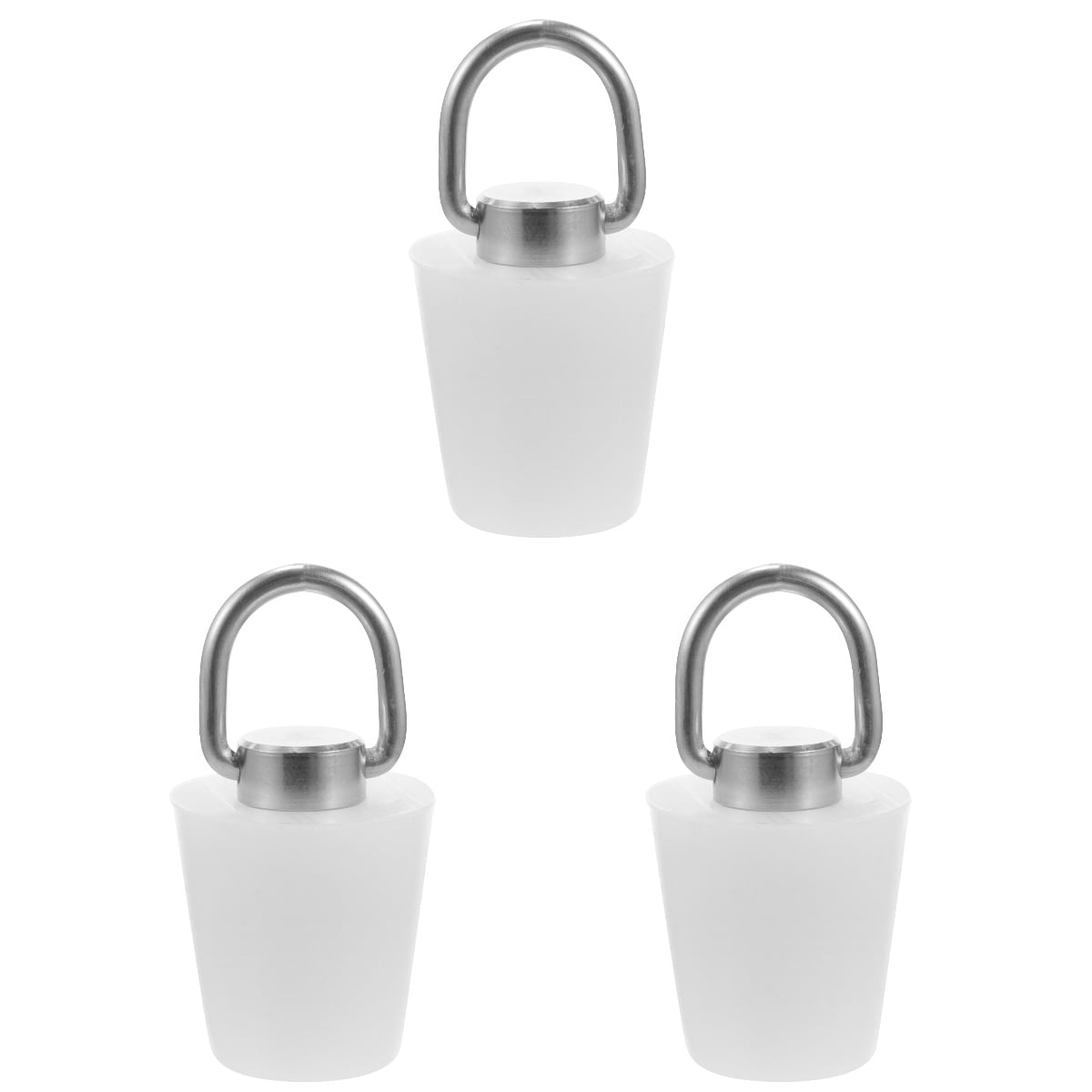 Bathtub Drain Stoppers Silica Gel Metal Plug Floor for Bucket Mop