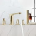 Bathtub Faucet, Copper Rotatable Hot and Cold Water Mixer Tap, Bathroom