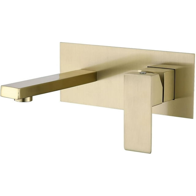 Bathtub Faucet, Wall Mount Single Handle Tub Filler Roman Tub Faucet