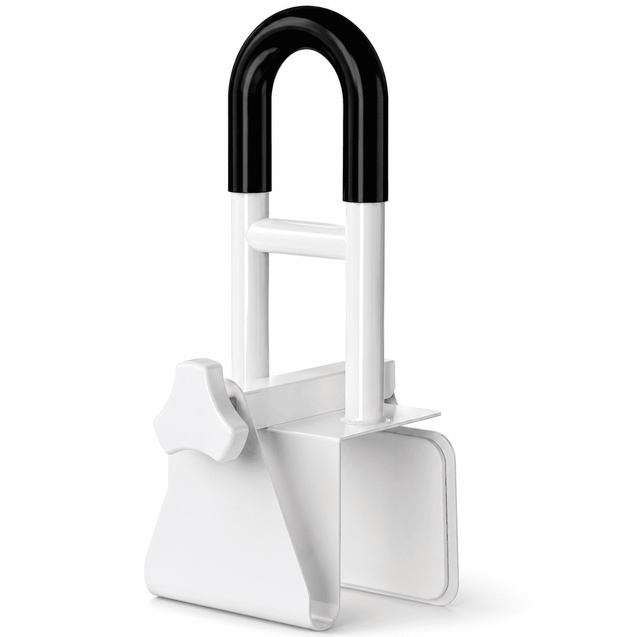 Bathtub Handle Grab Bar Safety Rail with Non-Slip Grip for Seniors and ...