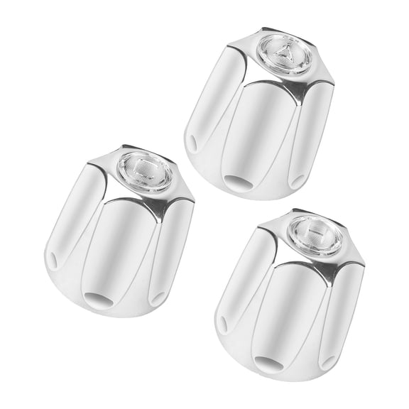 Bathtub Handle Replacement Set, Hot/Cold Diverter Trim with Leak-Proof Valves, Easy Screwdriver Fit Shower Knobs