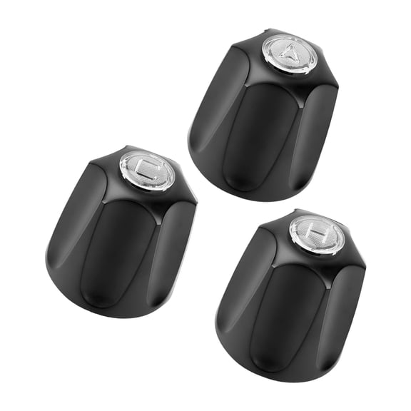 Bathtub Handle Replacement Set, Hot/Cold Diverter Trim with Leak-Proof Valves, Easy Screwdriver Fit Shower Knobs
