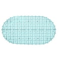 thumbnail image 1 of Bathtub Mat Non Slip, 24.02x13.78 Inch Long Bath Mat for Tub, Efficient Drainage Bathroom Shower Mat with Suction Cups, Bath Tub Mat, Soft on Feet and Easy to Clean, Light Green, 1 of 3