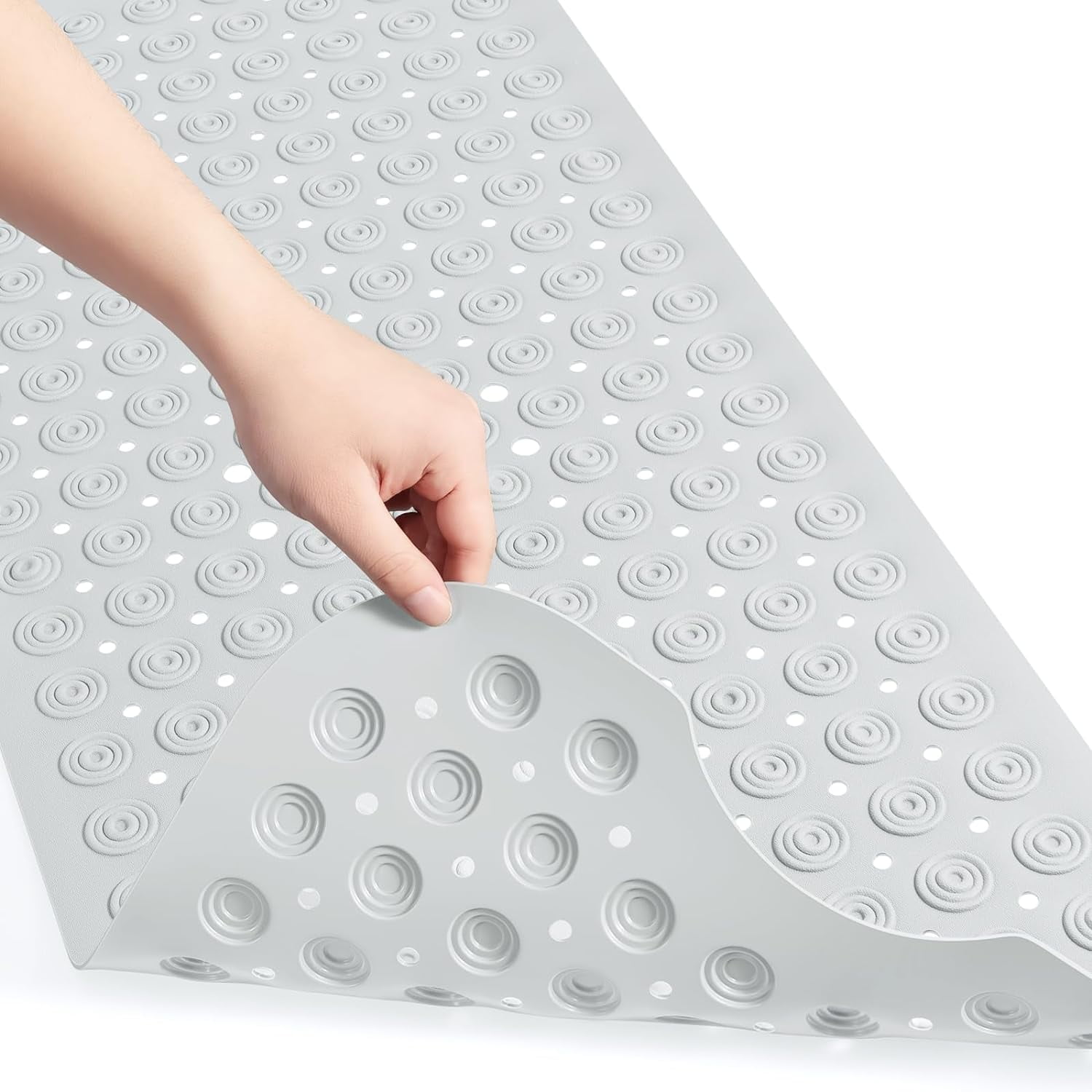 Bathtub Mat Non Slip 39.37x16.53In Long Bath Mats for Tub, Machine