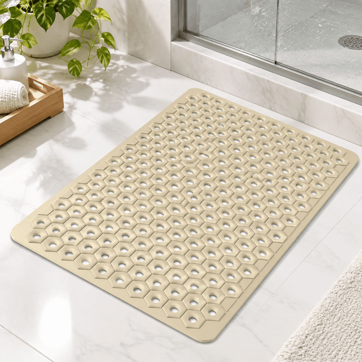 Bathtub Mat Non Slip: Anti Slip Bath Tub With Suction Cups And Drain
