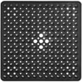 thumbnail image 1 of Bathtub Mat Shower Mat Non Slip Bath Mats 21 x 21 inch for Shower Stall Floor Tub Mat with Suction Cups & Drain Holes Machine Washable Square Bathroom Mat ( Black), 1 of 6
