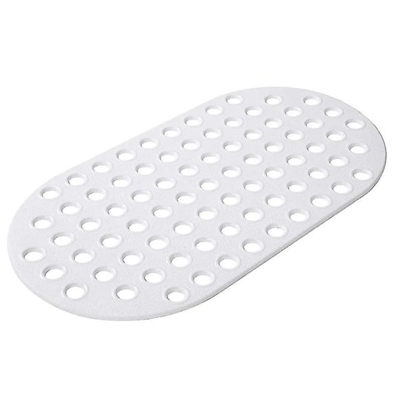 Bathtub Mat, Slip-Proof Surface Keeps You Safe, Bubble Surface Design Offers Massage Touch Experience, Generous 27x15 Inch Size Covers Ample Space, Suction Cups Hold Firmly On