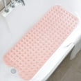 thumbnail image 1 of Bathtub Mats for Shower Tub Non-Slip Bath Mat 39 x 16 Inch Extra Long Shower Mat, Bath Tub Mat for Bathroom with Machine Washable, BPA Free for Kids (Pink), 1 of 5