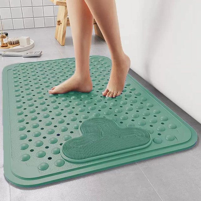 Bathtub Non Slip Mats, Tub Mat 28" X 16", Shower Mat with Suction Cups