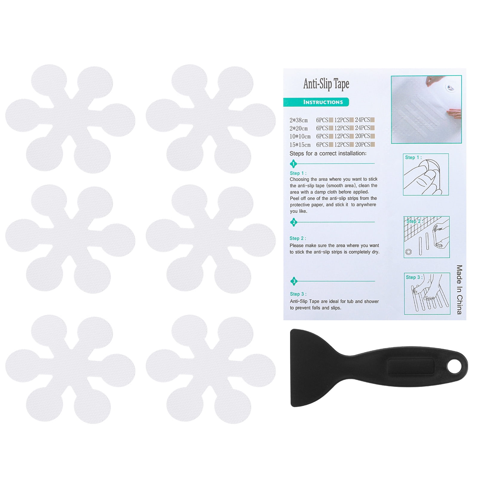 Uxcell Bathtub Non Slip Stickers Safety Shower Floor Anti Slip Stickers ...