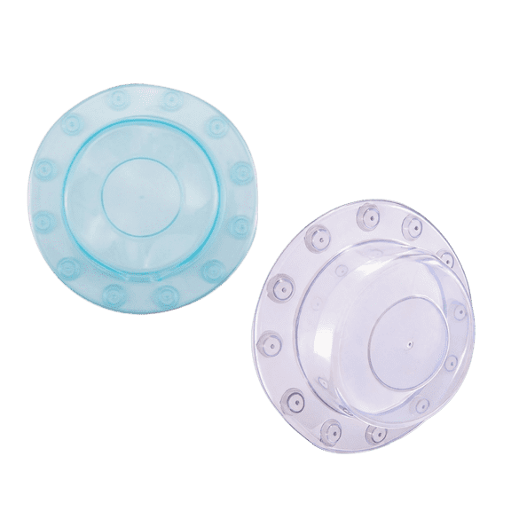 Bathtub Overflow Cover 2-Pack, 6.1 Inch Drain Stopper, Universal Tub Overflow Cover for Deep Water Bath