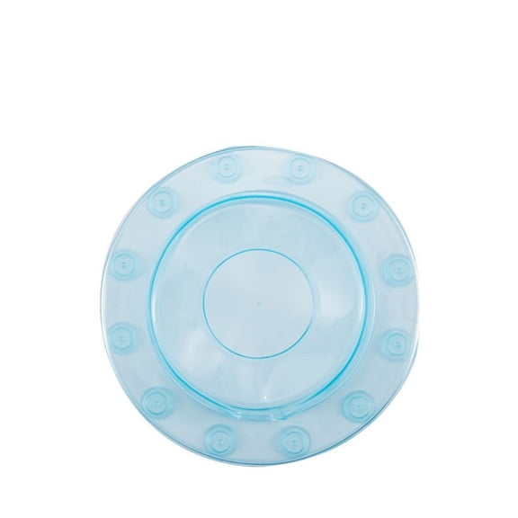 【Bathtub Overflow Drain Cover】Anti-Overflow Stopper - Add Extra Water for Warmer Baths (Clear PVC, 12 Suction Cups)