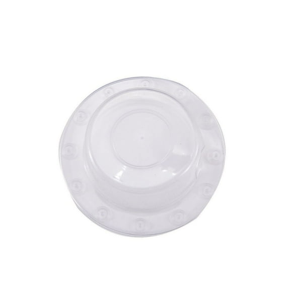 【Bathtub Overflow Drain Cover】Anti-Overflow Stopper - Add Extra Water for Warmer Baths (Clear PVC, 12 Suction Cups)