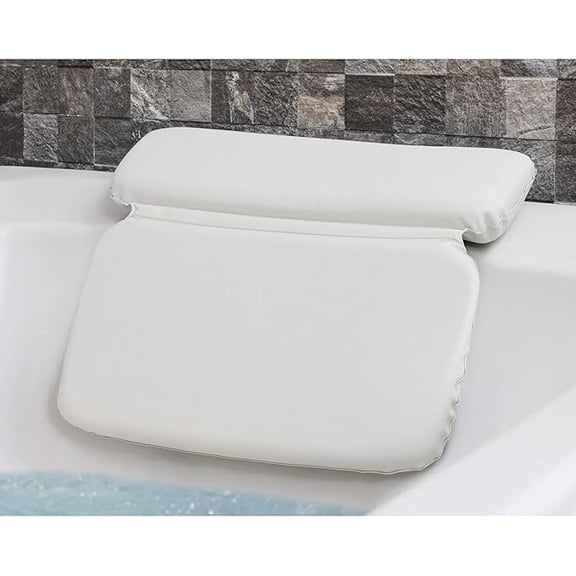 Bathtub Pillow | Luxury Bath Accessories for Women & Men, Bath Decor | Non-Slip Waterproof Cushion with Strong Suction Cups, Headrest Pillow, Hot Tub Pillow, Spa Bath Cushion, Rectangle