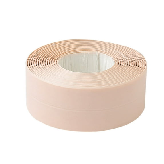 Bathtub Seal Bathroom Bathtub Sink Sticker Sealing Sealant Tape Waterproof Door Kitchen Wall Self\-adhesive Sealing Tape pink