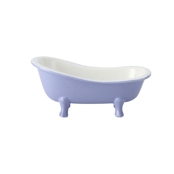 Bathtub Shape Cereal Bowl - Mini Fruit Dessert Bowl, Ceramic Snack Bowls for Oatmeal, Ice Cream - Compact Multipurpose Tableware for Home, Party Favors