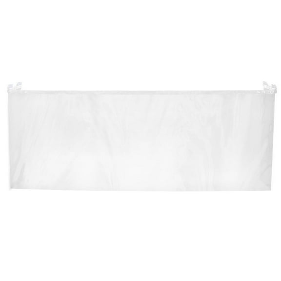 Bathtub Shower Curtain Splash Guard Clear EVA Material for Keeping Bathroom Floors Dry with Kids and Pets