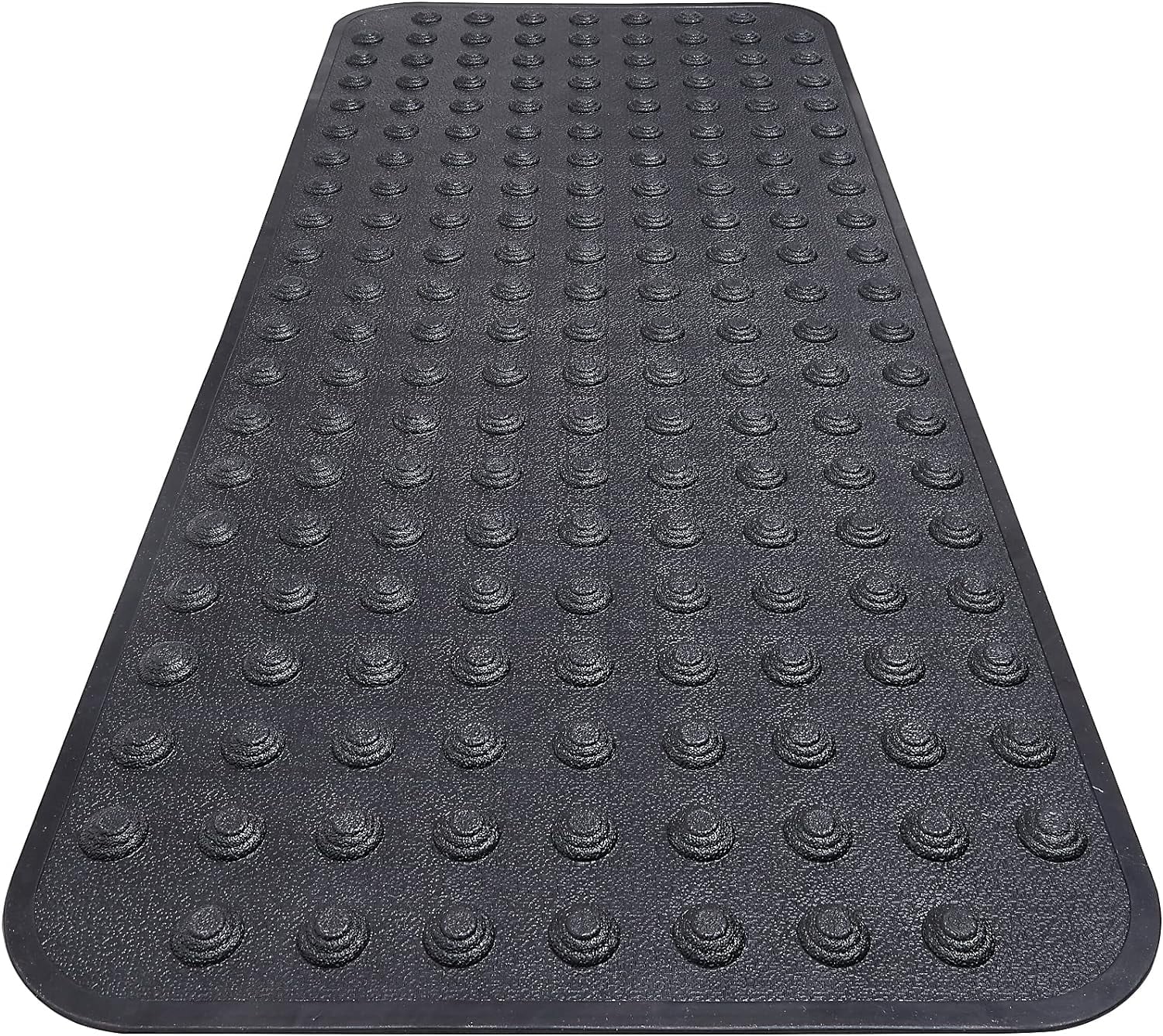 Bathtub Shower Mat Non Slip 18x40,Bath Mat for Bathroom Tub & Floor Textured & Smooth Surface, Silicon Extra Long Massage Bath Tub Mats No Slip Matt Non-Toxic Safe for Elderly & Kids-Black