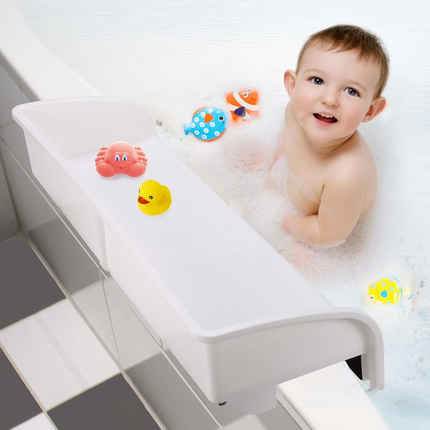 Bathtub Splash Guard, Bathtub Splash Guard for Kids Tub, Kids Bathtub ...