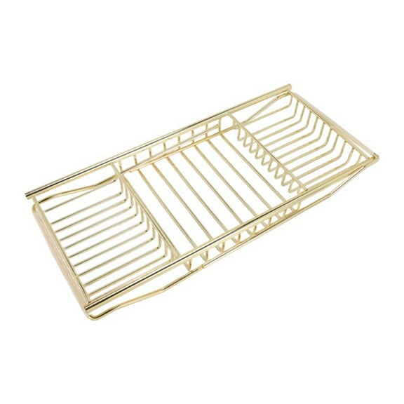 Bathtub Stand Multifunctional Telescopic Anti-Skid Rack Bathroom Bath Stand Bathtub Mobile Phone Holder Golden