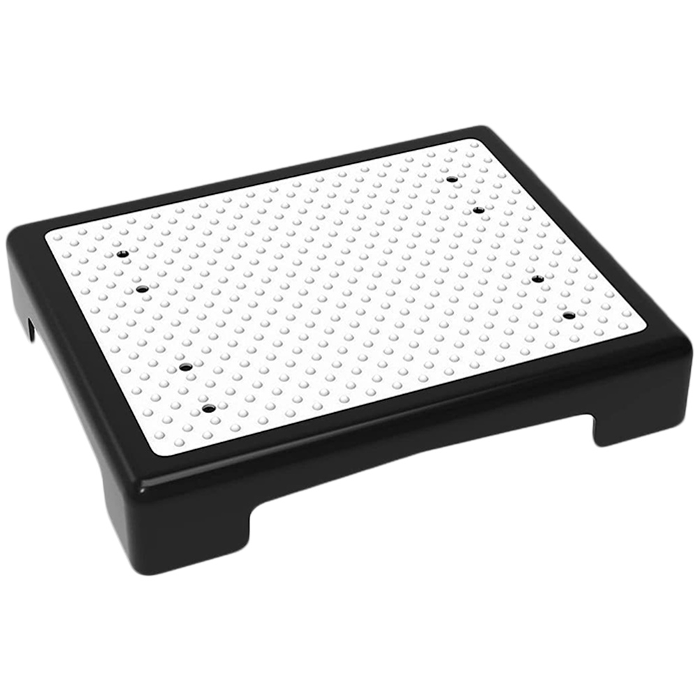 Bathtub Step Stool with Handle for Elderly Plastic Pedals Footstool